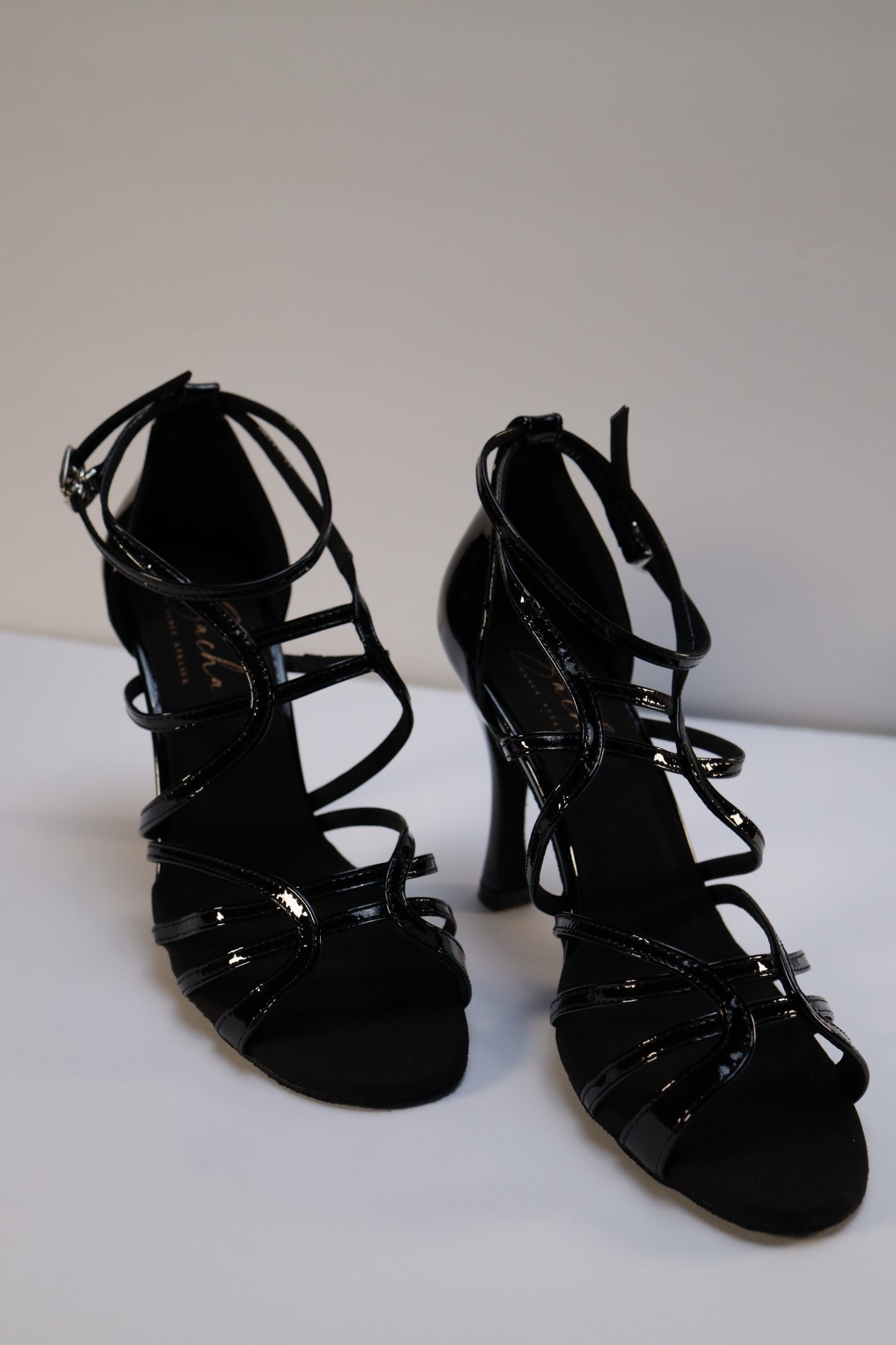 Patent leather sandal